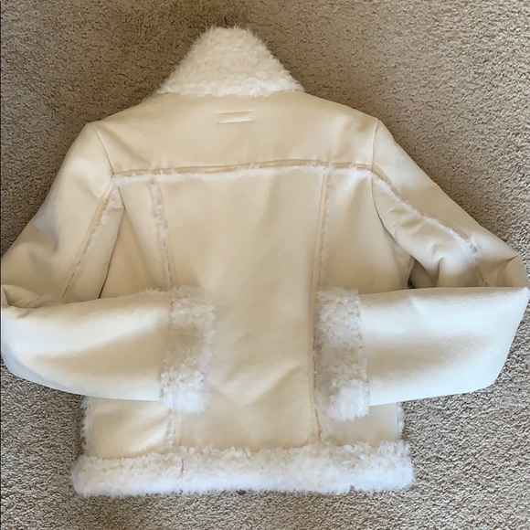 NWOT Bebe jacket women XS cream color - Picture 4 of 11